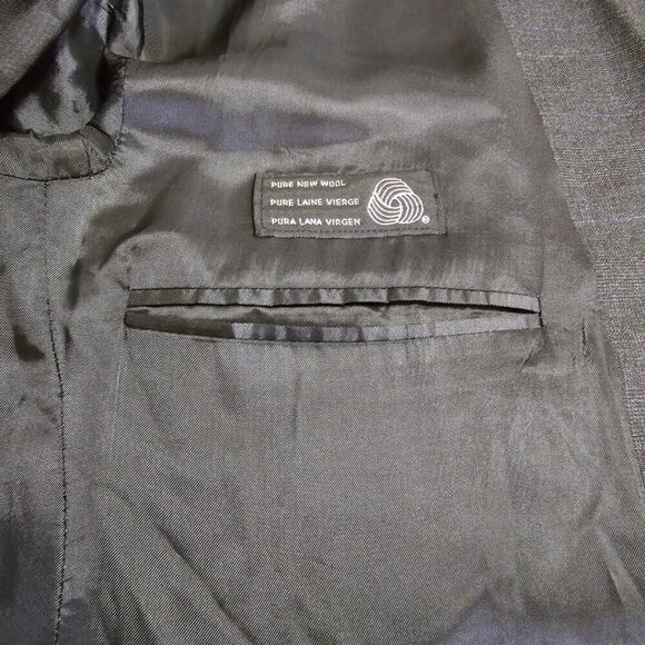 Ralph Lauren Houndstooth Wool Single Breasted Blazer Sz 46L - Picture 8 of 12